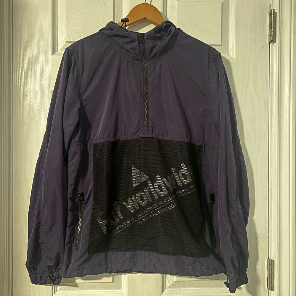 HUF Anorak Windbreaker Jacket NWOT
